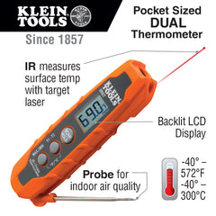 Klein Tools - Dual IR Probe Thermometer | A-IR07