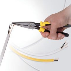 Klein Tools - PLIERS LONG NOSE SIDE-CUTTERS 8IN | A-J203-8