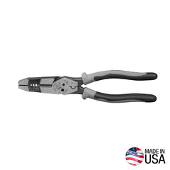 Klein Tools - 8IN HYBRID PLIERS W/CRIMP &WIRE STRIPPER | A-J215-8CR