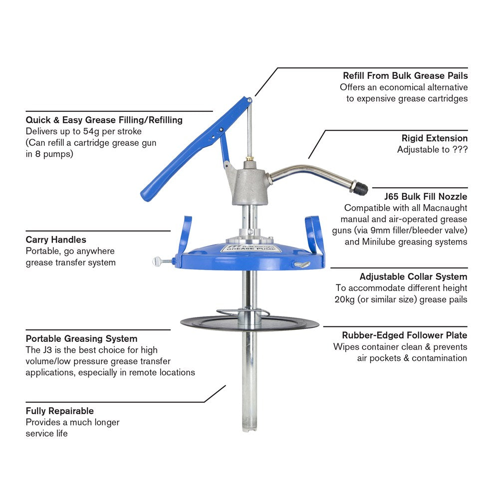 Macnaught - Manual Grease Transfer Pump