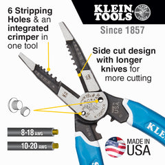 Klein Tools - HD KURVE WIRE SC STRIPPER CR | A-K12065CR
