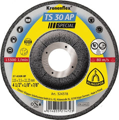 Klingspor Special Kronenflex® grinding discs for Stainless steel | TS 30 AP