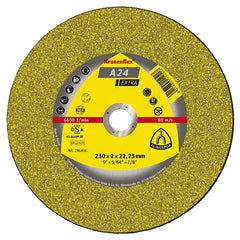 Klingspor - A 24 Ex Cutting-Off Wheels, 230 x 3 x 22.23 mm Depressed Centre (Pack of 25) | 328763