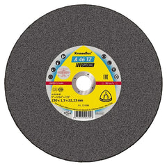 Klingspor - A 46 TZ Cutting-Off Wheels, 180 x 1.6 x 22.23 mm Flat (Pack of 25) | 221161