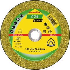 Klingspor - C 24 Ex Cutting-Off Wheels, 230 x 3 x 22.23 mm Flat (Pack of 25) | 13491