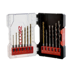 ICCONS® - HSS & T/C 1/4" Hex Drive Drill Set 13Pc | BITZ-HSSTS-13