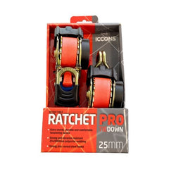 ICCONS® - Retractable Ratchet Tie-Down Strap 25mm x 3000 (Pair) | PRM-RTD25-3000