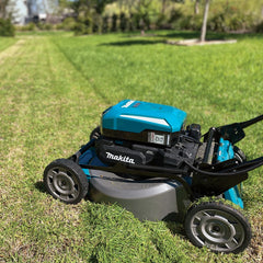 Makita - Direct Connection Brushless Self-Propelled 534mm (21") Lawn Mower Kit Heavy Duty Steel Deck - Includes PDC1200A02 | LM001CX3