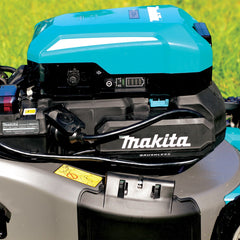 Makita - Direct Connection Brushless Self-Propelled 534mm (21") Lawn Mower Kit Heavy Duty Steel Deck - Includes PDC1200A02 | LM001CX3