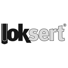Loksert - 10G x 24 UNC Carbon Steel Thin Wall Solid Insert 5Pk | 3632-10GTWP