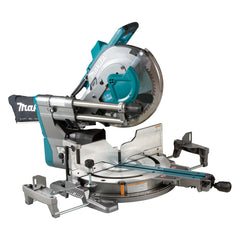 Makita - 40V Max Brushless AWS 305mm (12") Slide Compound Mitre Saw - Includes 2 x 4.0Ah Batteries & Single Port Rapid Charger AWS Receiver Sold Separately (198901-5) | LS003GM201