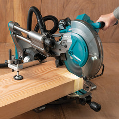 Makita - 40V Max Brushless AWS 260mm (10") Slide Compound Mitre Saw - Includes 2 x 4.0Ah Batteries & Single Port Rapid Charger AWS Receiver Sold Separately (198901-5) | LS004GM201