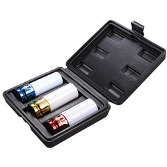 ITM - M7 IMPACT SOCKET SET 3 PCE 1/2" DR, EXTRA DEEP WHEEL NUT, 17, 19 & 21MM | M7-MA4030