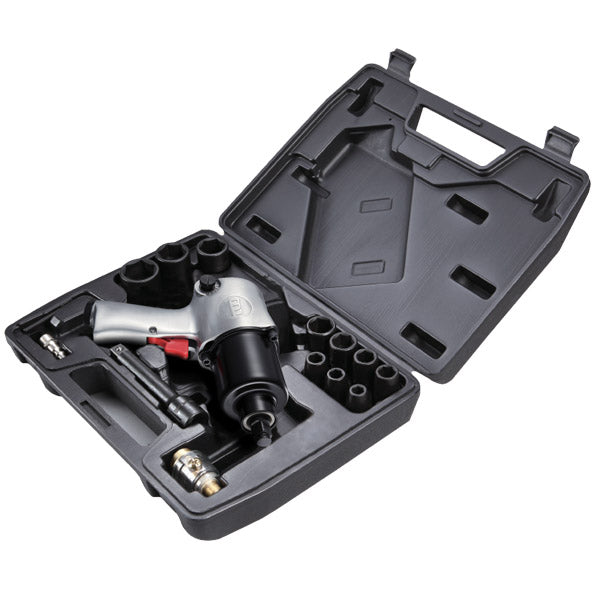 ITM - M7 IMPACT WRENCH KIT, PISTOL STYLE, 15 PIECE KIT, 1/2" DR, 400 FT/LB | M7-NC0425