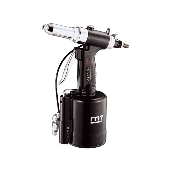 ITM - M7 HYDRAULIC VACUUM AIR RIVETER WITH EXTERNAL TUBE, 14MM STROKE, 2.4 - 6.4MM RIVET CAPACITY | M7-PA201V