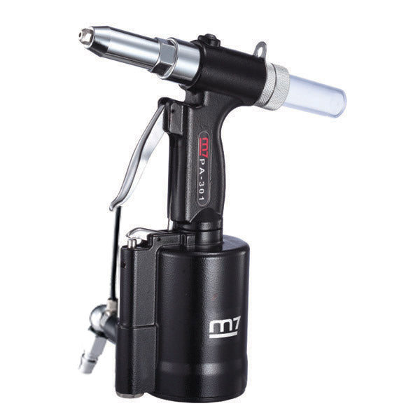 ITM - M7 HYDRAULIC VACUUM AIR RIVETER WITH EXTERNAL TUBE, 16MM STROKE, 2.4 - 4.8MM RIVET CAPACITY | M7-PA301V