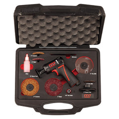 ITM - M7 2"/3" MINI HIGH SPEED SANDER, 11 PIECE KIT, PISTOL STYLE,18000 RPM | M7-QP212N