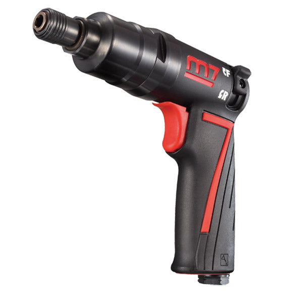 ITM - M7 MINI AIR SCREWDRIVER, PISTOL STYLE, 1/4" DRIVE, 5MM SCREW CAPACITY, 11000 RPM, 50FT/LB | M7-RA505