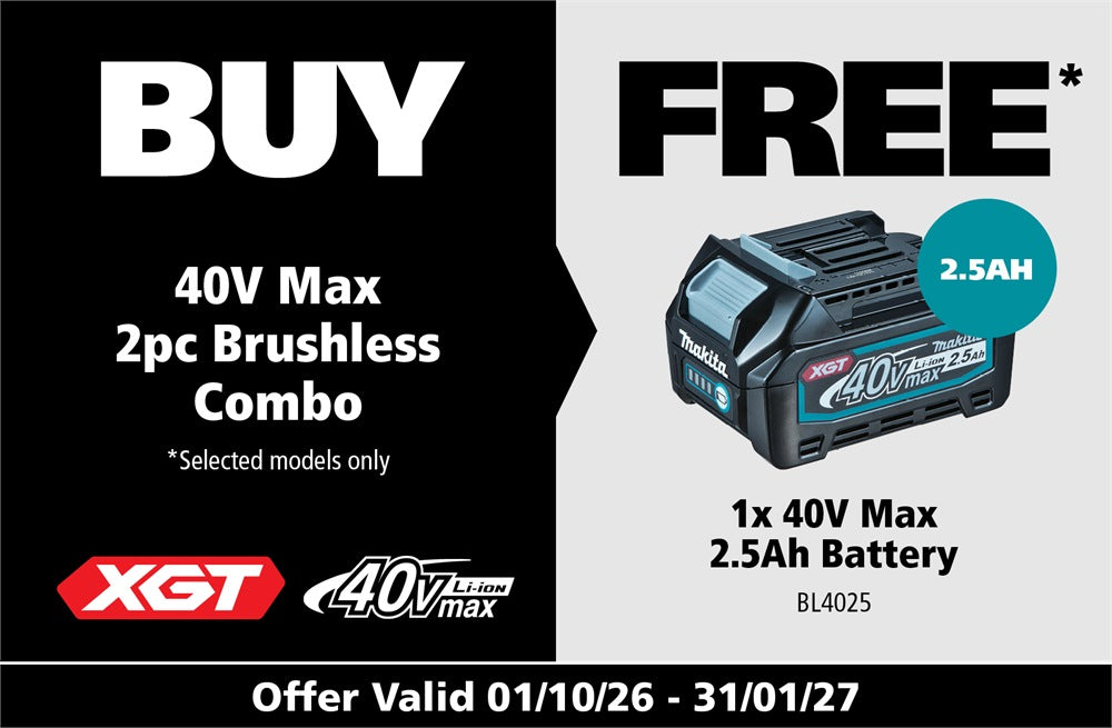 Makita Redemption Offer 202610A - 40V 2pc combo