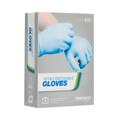 FastAid - E3 Nitrile Disposable Gloves Large Pairs 5pk | E3