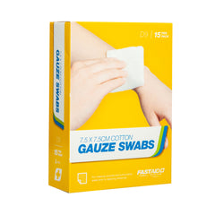 FastAid - D9 Gauze Swabs 7.5 x 7.5cm 15pk | D9