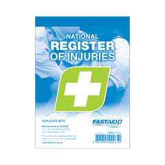 FastAid - Register of Injuries Book | FLB002