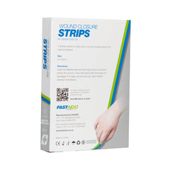 FastAid - E8 Wound Closure Strips 3 x 75mm 5 x 5pk | E8