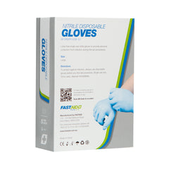 FastAid - E3 Nitrile Disposable Gloves Large Pairs 5pk | E3