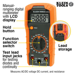 600V MANUAL RANGING DIGITAL MULIMETER | A-MM300
