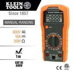 600V MANUAL RANGING DIGITAL MULIMETER | A-MM300