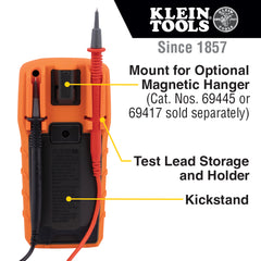 Klein Tools - 600V ACDC 10A DC MANUAL RANGE MULTIMETER | A-MM325