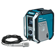 Makita - 40V Max Bluetooth Jobsite Radio Includes Group Chain Also Compatible with 18V LXT & 12V Max CXT Batteries - Tool Only | MR005GZ