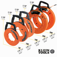 NON-CONDUCTIVE FIBREGLASS FISH TAPE 15M | A-56382