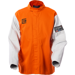 Elliotts - Proban Welders Jacket - Orange/ Leather Sleeves. Size 4XL (Pack of 10) | OPWJ30CSXXXXL-10
