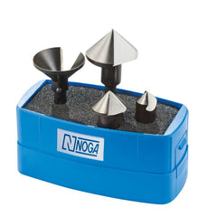 Precision Specialty Tools - COUNTERSINK SET WITH ADAPTERS NOGA 6 PIECE | CS7000