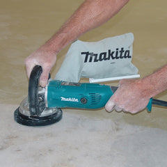 Makita - 125mm (5") Concrete Planer 1400W with Steel Case Includes Rough Diamond Wheel | PC5000C