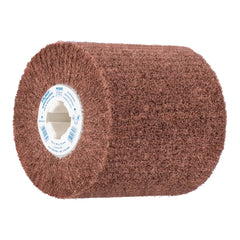 PFERD - Dia. 100 x 100mm Polinox Non-Woven Grinding Drum Pnl Keyway 19mm A280 for Fine Grinding & Finishing | 44641028