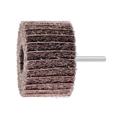 PFERD - Dia. 80 x 50mm Polinox Non-Woven Mounted Grinding Wheel Pnz Shank Dia. 6mm A100 for Fine Grinding & Finishing | 44658080