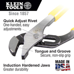 Klein Tools - 10IN JOURNEYMAN PUMP PLIERS | A-J502-10