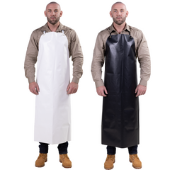Elliotts - PVC Apron Bib Style White 1219mm x 914mm (Pack of 1) | PVC48BHW
