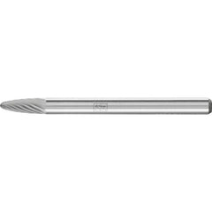 PFERD - Dia. 03 x 07mm Tungsten Carbide Burr Tree Shape with Radius End Rbf Shank Dia. 3mm Z5 Universal Fine | 21217553