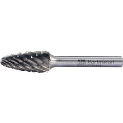 PFERD - Dia. 12 x 25mm Tungsten Carbide High-Performance Burr Non-Ferrous Tree Shape with Radius End Rbf Shank Dia. 6mm Non-Ferrous Metals | 26002823