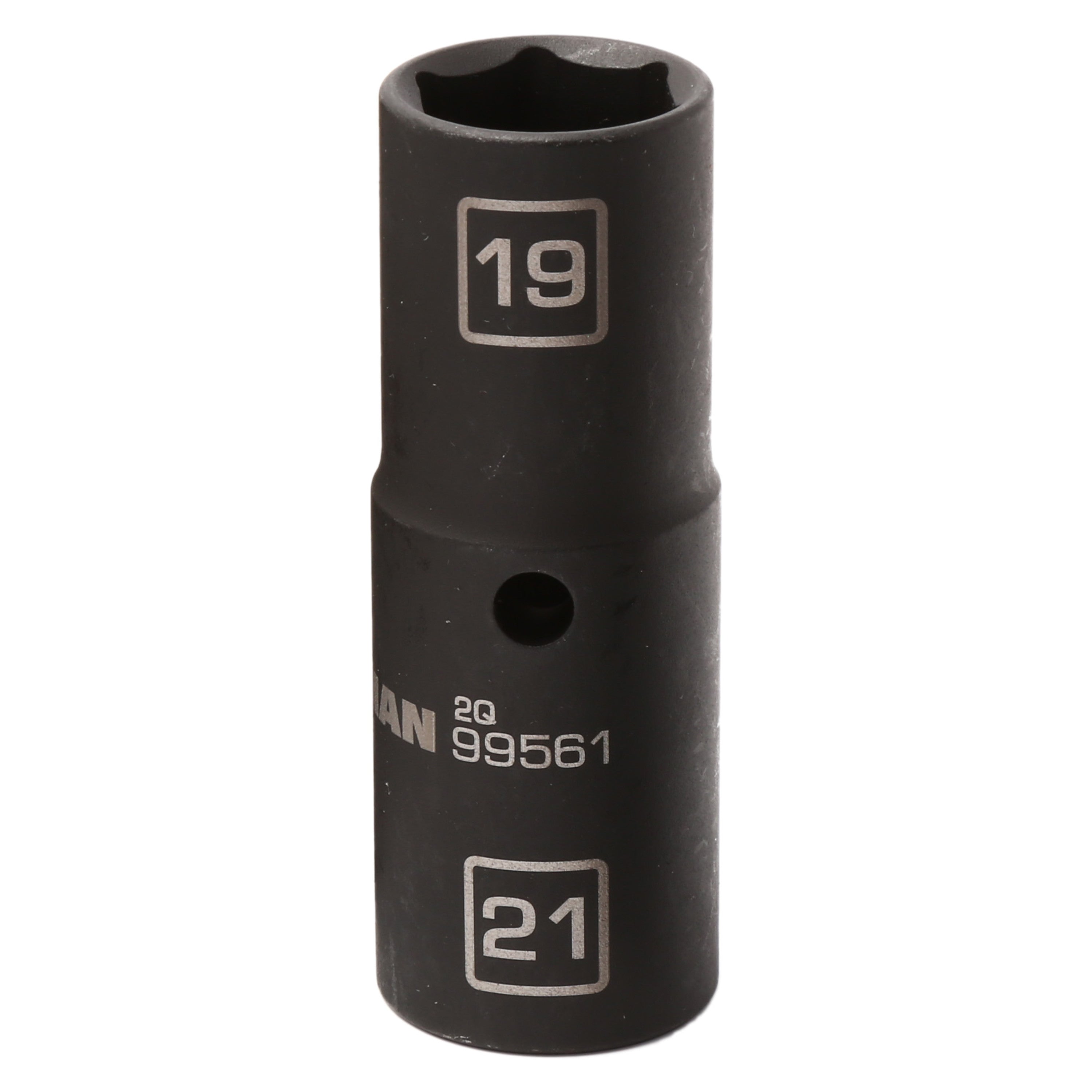 Action 19x21mm 1/2" Drive 6-point Metric Thin-wall Impact Flip Socket