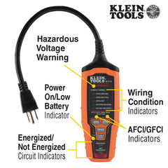 AFCI/GFCI RECEPT TESTER N5-15 | A-RT310