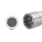 Trax - 30MM3/4"D 12PT Met Socket | ARX-HS3430