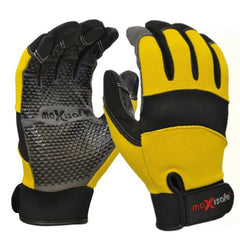 Maxisafe - G-Force MaxGrip Mechanics Glove, Silicone Grip palm - Medium | GMS273-09-01