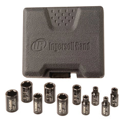 Ingersoll Rand - 1/4" Drive Combo Impact Socket Set - 10 Piece - 5 Metric/5 SAE | SK2C10