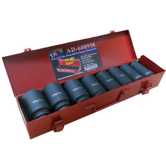 Trax - 8pc 3/4" Drive Short Metric Impact Socket Set | AS-6009M