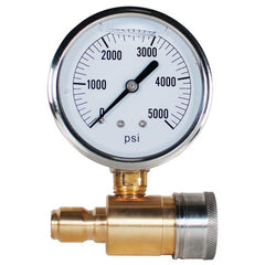Powerblast - Pressure Gauge Add-On Kit with Quick Connects for Powerblast Petrol Pressure Washers | BJPGG001