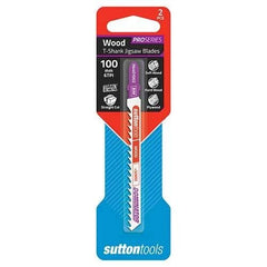 Sutton Tools - 50mm Blade H440 Jigsaw T-shank Bim Wood Dom < 100mm 6Tpi 2Pk | H4401002